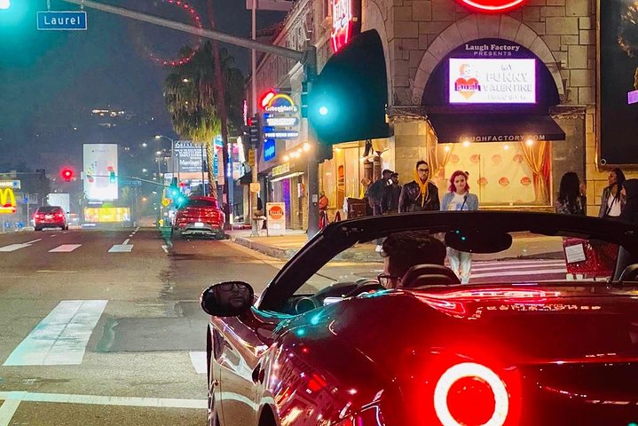 20-Minute Tour: Hollywood Blvd to Sunset Blvd in a Ferrari