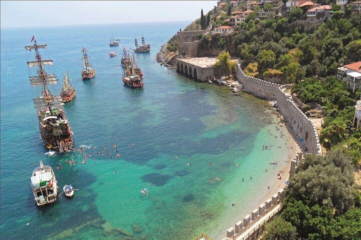 Halal Concept Short Pirate Boat Tour in Alanya
