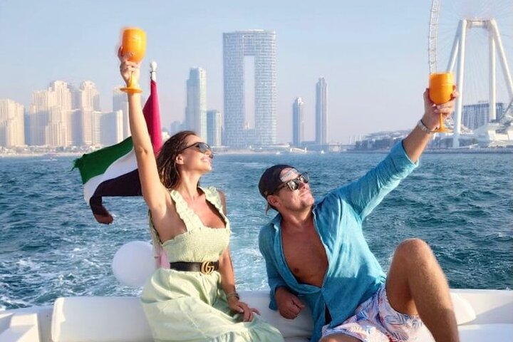 Dubai Private 3-Hour Luxury Yacht Charter with Jet Ski Option