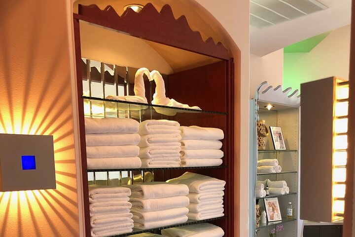 Spa Service: Hot Stone Body Massage with Private Sauna