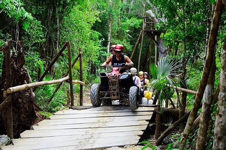 Cancun Horseback Riding, ATV, Ziplines, Cenote, Lunch and Drinks
