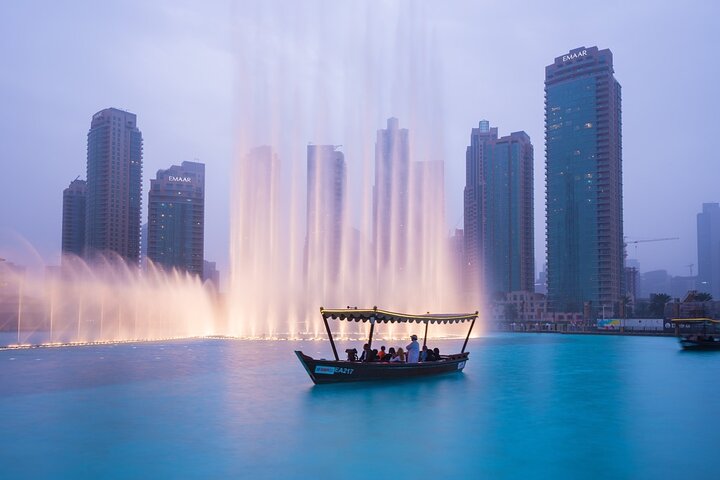Dubai Water Fountain Show And Lake Ride in Dubai With Transfer