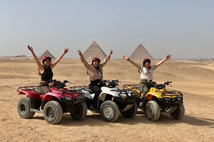 Private Giza Pyramids ,Sphinx Tour , Quad bike ATV and Camel Ride