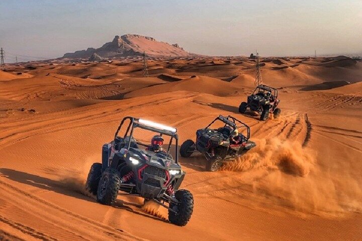 1-Hour Desert Buggy Self-Drive Adventure: Camel Ride & Sandboard