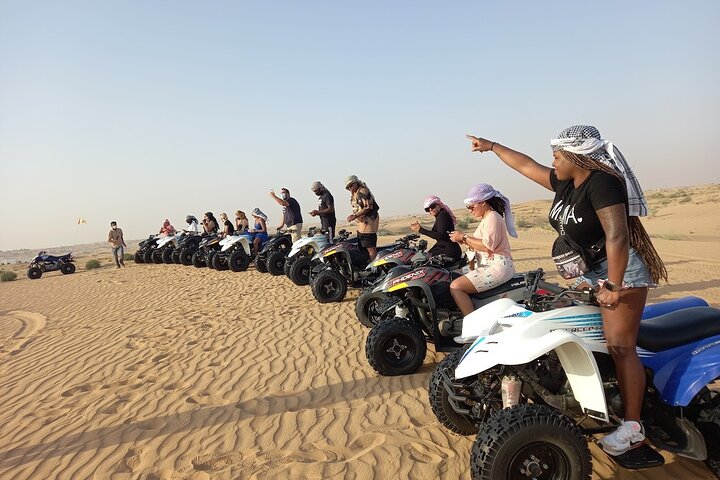 Dubai: 60Minute Self-Drive ATV Quadbike, Camel Ride, Sand Surfing