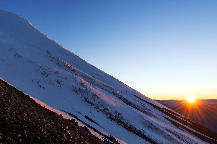 Sunrise Hike up to the Glacier of Osorno Volcano