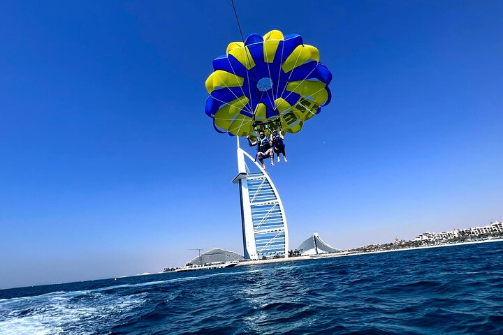 Parasailing in Dubai - Burj Al Arab View