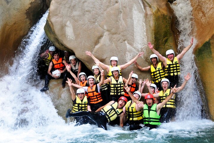 Rafting, Zipline & Canyoning with Lunch & Transfer from Alanya