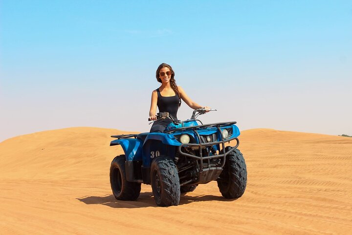 Desert Quad Bike Adventure Dubai with Free Pickup from Hotel