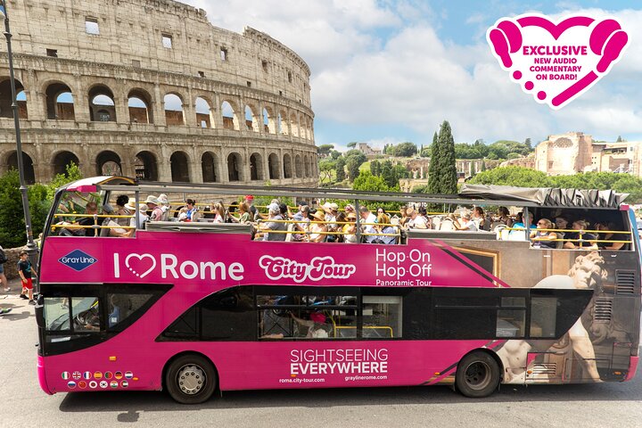 I Love Rome : Hop on Hop off Open Bus Tour
