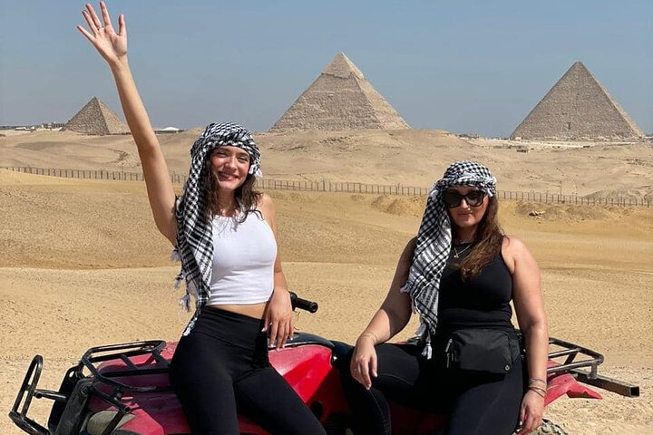 Giza Pyramids,Sphinx,Camel Ride,ATV Bike,Shopping, Dinner cruise