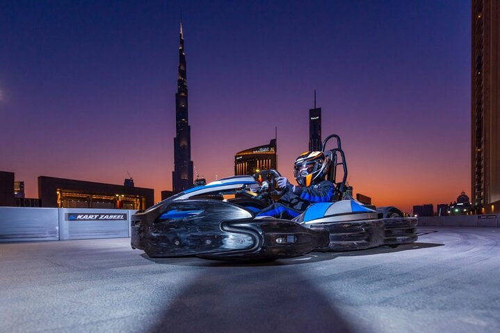 Rooftop Go Kart Racing at EKart Zabeel Dubai Tickets