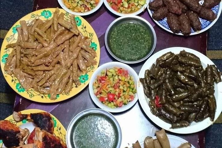 Cairo at night with food tour - koshare, falafel,Shawarma,