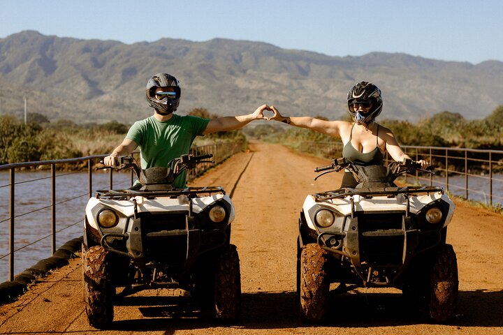 Oahu Beachfront ATV Adventure and Farm Tour