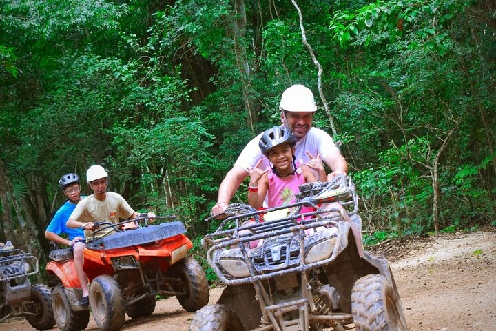 Adrenaline ATV Cenote and Zip Lines Experience at Tulum