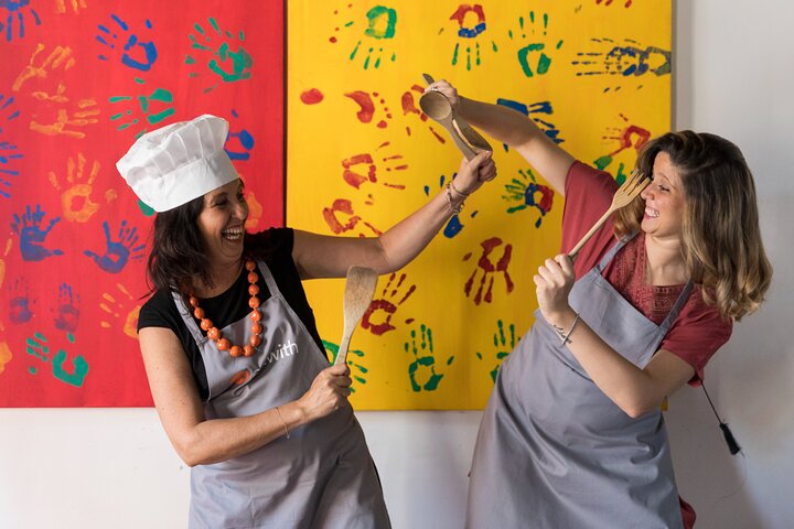 Kids Pasta & Tiramisu Cooking Class with a View in Rome