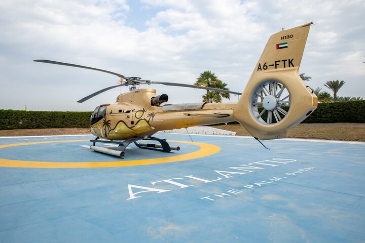 Private: Ultimate Dubai Helicopter Tour with Optional Transfers