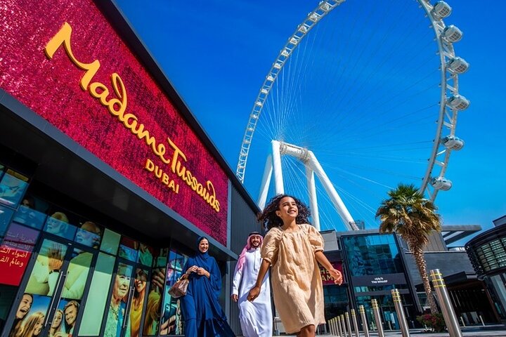 Ain Dubai (Feris Wheel)& Madame Tussauds(Wax Museum) combo ticket