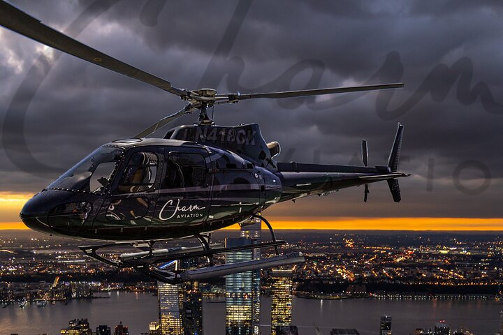 New York City Night Lights Helicopter Tour from New Jersey
