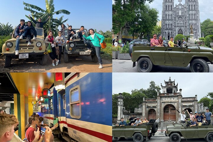 Hanoi City Tour Highlight, Train Street Combine visit Countryside