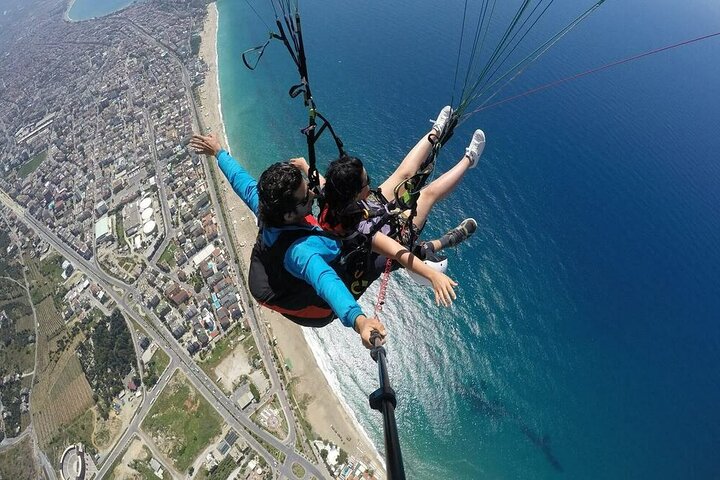 Alanya Paragliding and Cleopatra Beach from Antalya