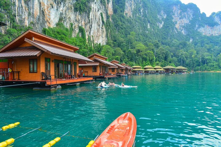 Cheow Lan Lake Tour with Diamond Cave Kayaking from Phuket
