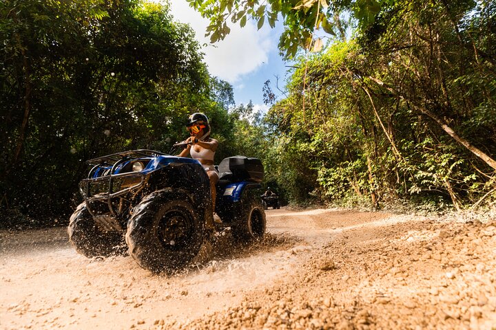 Cancun ATV Jungle Adventure, Ziplines, Cenote and Tequila Tasting
