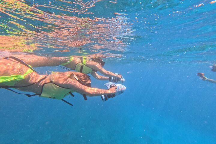 Snorkeling with Turtle/Water Scooter/Paddleboard Adventures Oahu