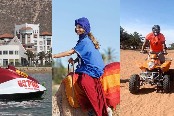 Agadir Adventure: Camel Ride, Jet Ski & Quad Bike Tour