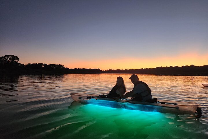 Sunset and Glow Guided Kayaking Tour Grapevine Lake