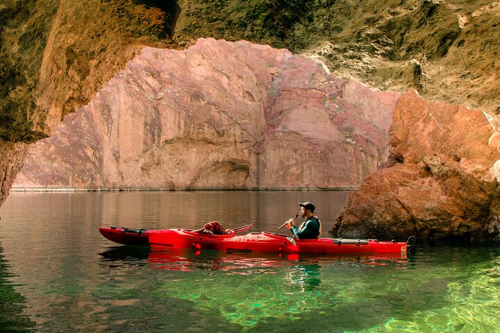 Emerald Cave Kayak + Hoover Dam Tour w/ Lunch & Las Vegas Shuttle