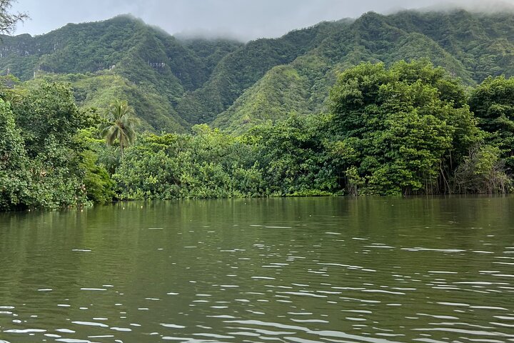 Kayaking Rainforest River on Oahu, Kahana River(Self-Guided Tour)