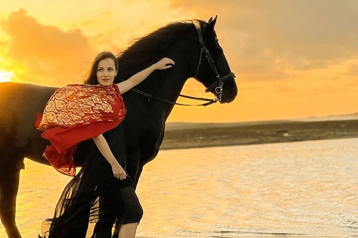 1h Sunset Horse Ride in Essaouira with Photos and Videos