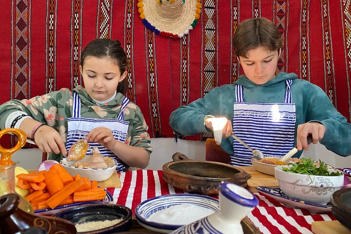 Moroccan Cooking Class with Market Tour & Rooftop View