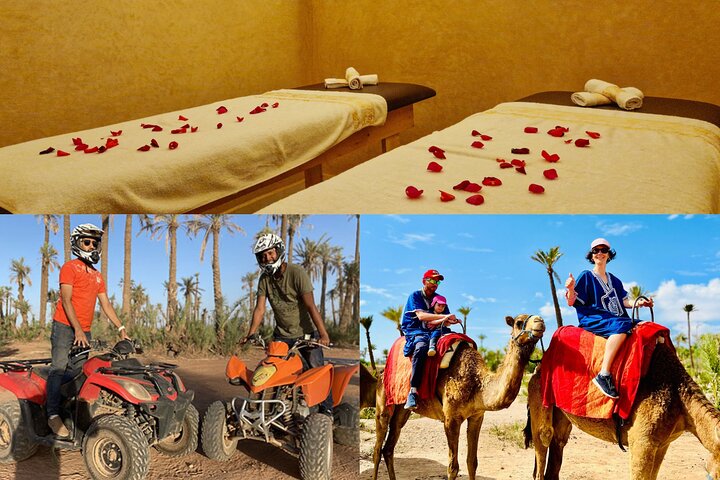 Camel Ride, Quad Bike Adventure and Spa Treatment in Marrakech