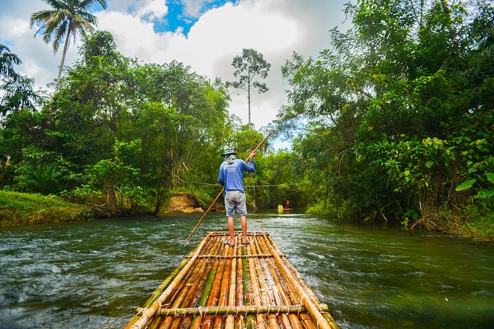Bamboo Rafting and Monkey Cave with ATV Jungle from Phuket
