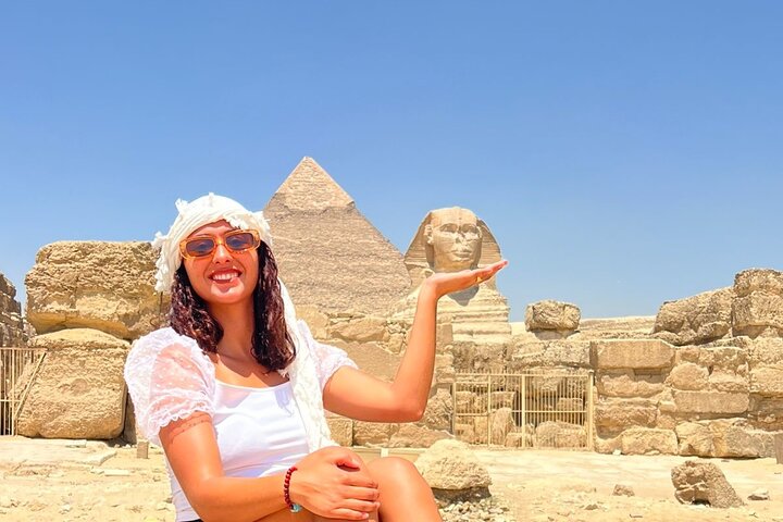 VIP Private tour Giza Pyramids, Sphinx,ATV ride and Felucca ride