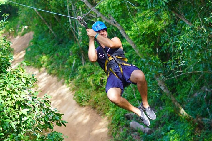 Jungle Adventure Atv , Ziplines And Cenote Swimming