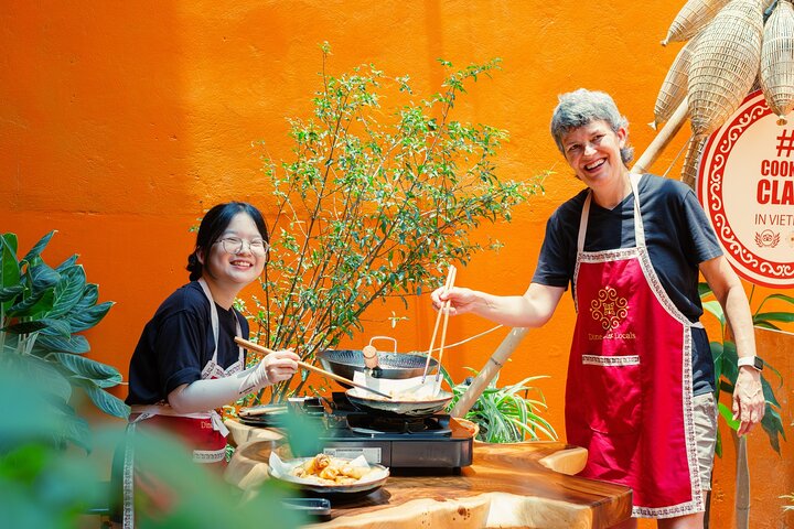 Experience Hanoi Cooking Class with Free Wine Tasting