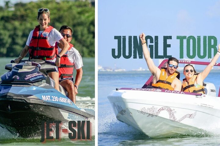 Speedboat across the Mangroves & Snorkel with Jet Ski Rental