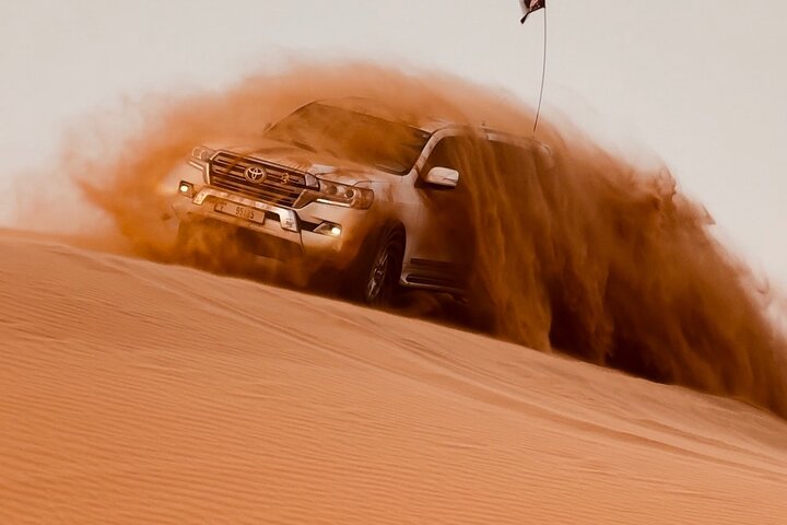 Dubai Desert Safari, ATV Bike, SandBoarding, Camel Ride & BBQ