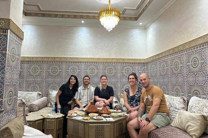 Moroccan Cooking Class at Nora's House with Pickup Included