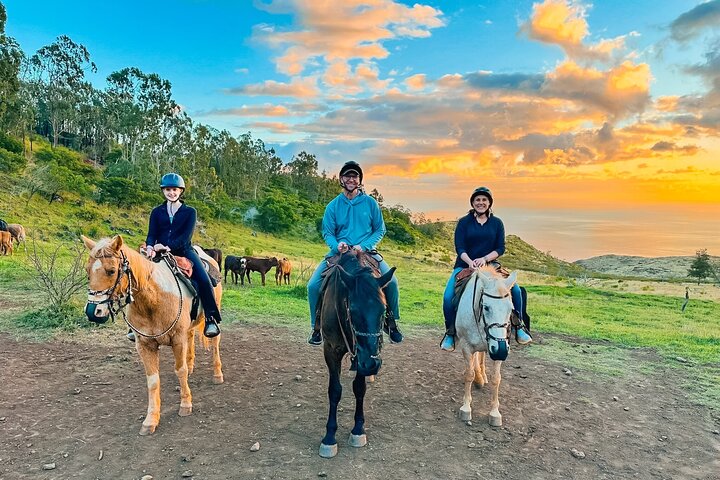 Sunset Mountain Vista Horseback Trail Ride on Oahu