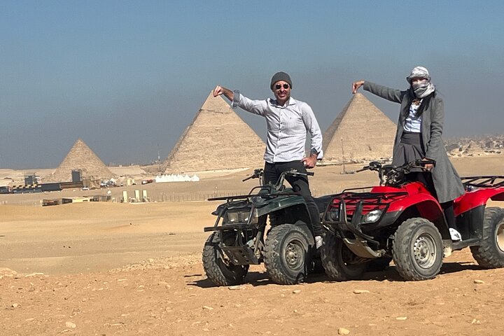 Private VIP Golden Sunset ATV Experience at the Pyramids