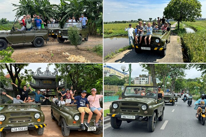 Hanoi Jeep City Tour combine Countryside Train Street, Hidden Gem