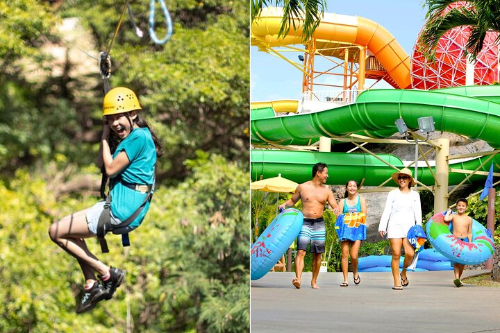 Zip & Dip: Zipline and Wet 'n' Wild Waterpark Combo