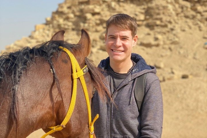 Abusir Horseback Riding Adventure and Fifth Dynasty Pyramids Tour