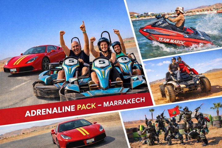 Marrakech Multi Adventure Quad Karting Jet Ski Day