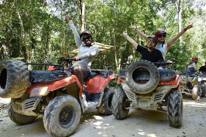 ATV Circuit in Cancun, Horseback Riding, Zip Lines, Cenote, lunch