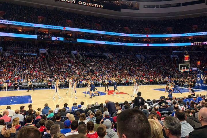 Philadelphia 76ers Basketball Game at Xfinity Mobile Arena